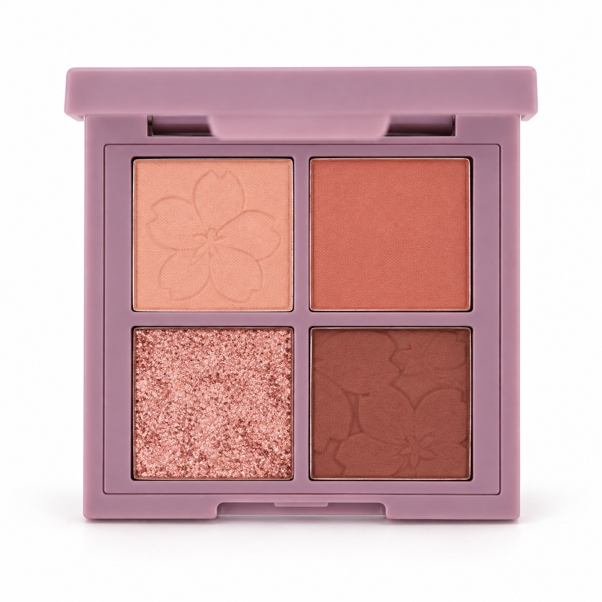 🌸 Eyeshadow Quad | Silky Powder | Date-Night | Her | Rosy Sparkle
