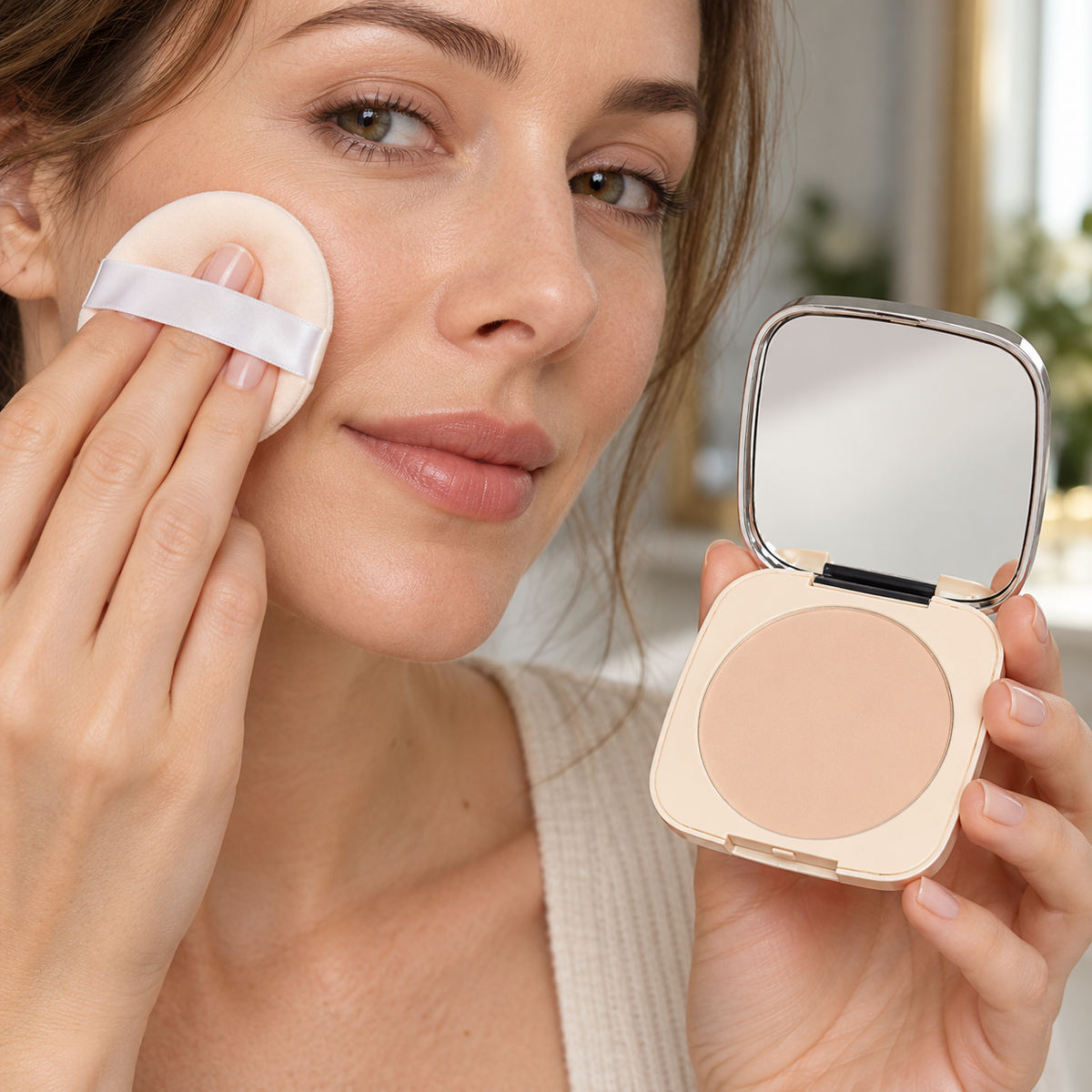 🪞 Setting Powder | Silky Pressed | Daily-Makeup | Her | Soft-Matte Finish