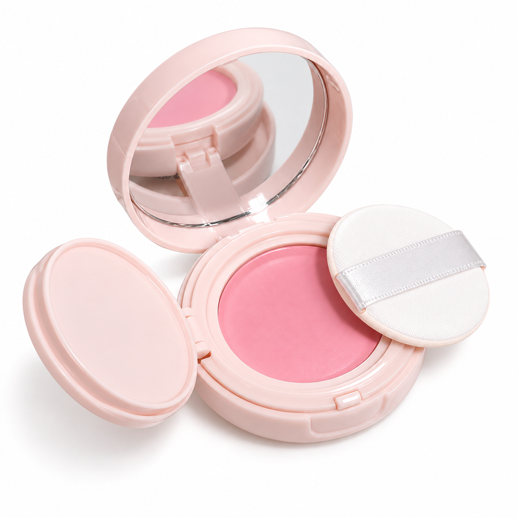 🌸 Cushion Blush | Cream Formula | Daily-Makeup | Her | Rosy Glow