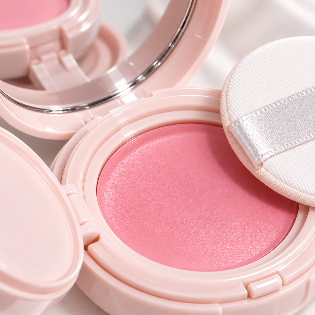 🌸 Cushion Blush | Cream Formula | Daily-Makeup | Her | Rosy Glow