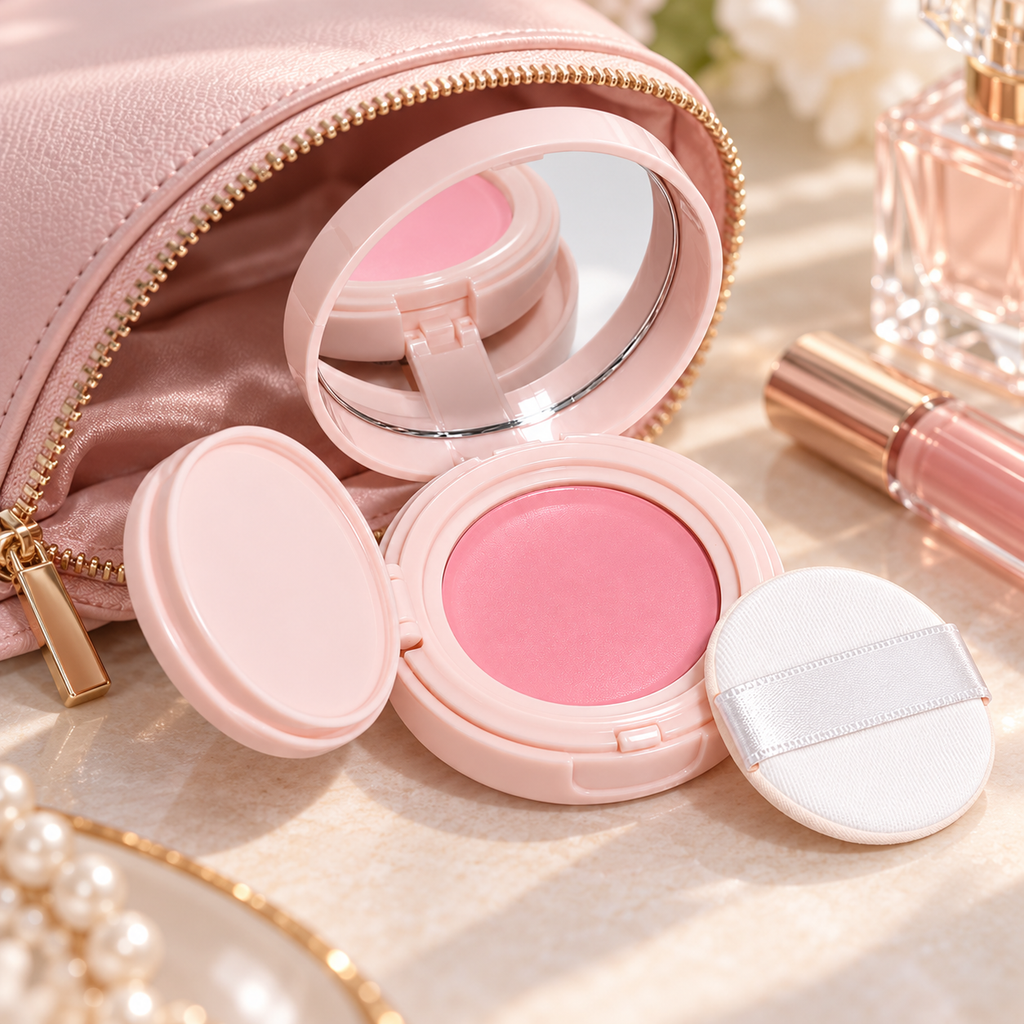 🌸 Cushion Blush | Cream Formula | Daily-Makeup | Her | Rosy Glow
