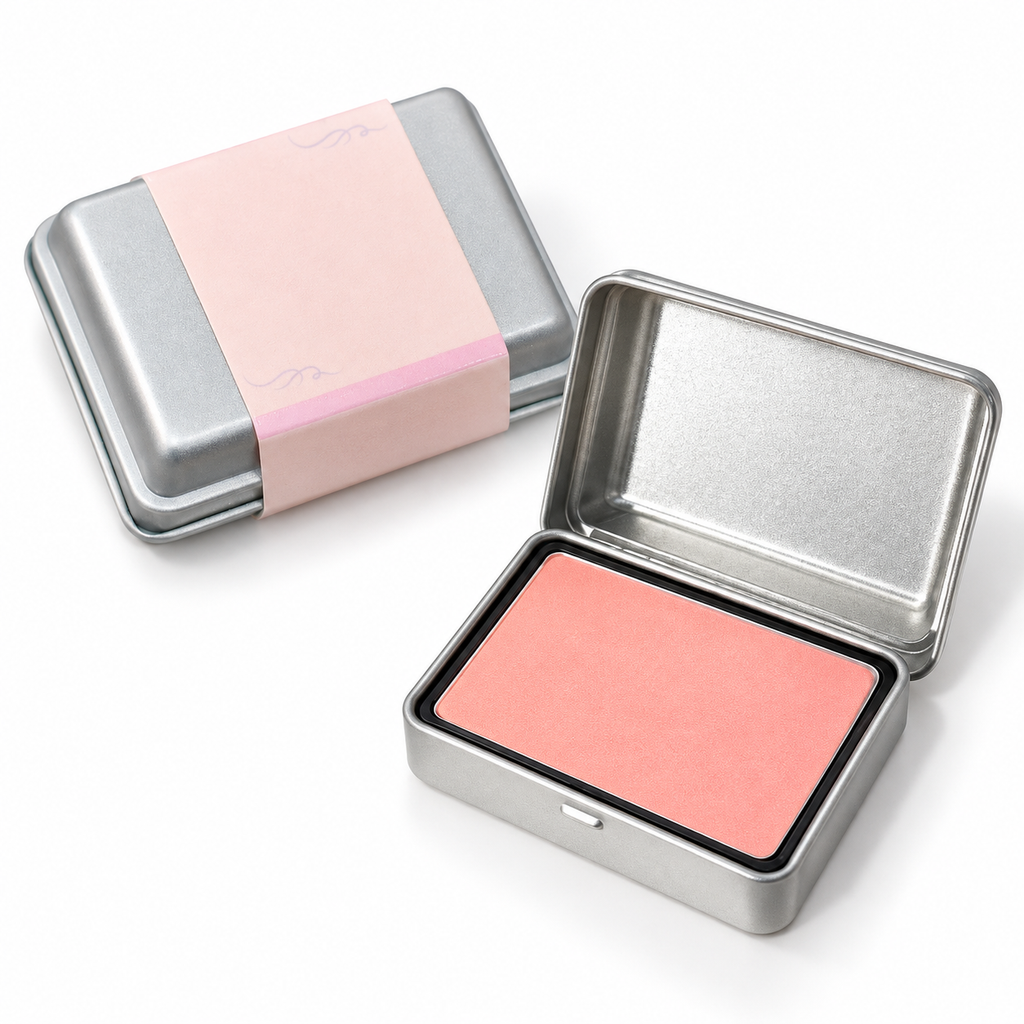 🎀 Blush Compact | Silky Powder | Daily-Makeup | Her | Peachy Glow