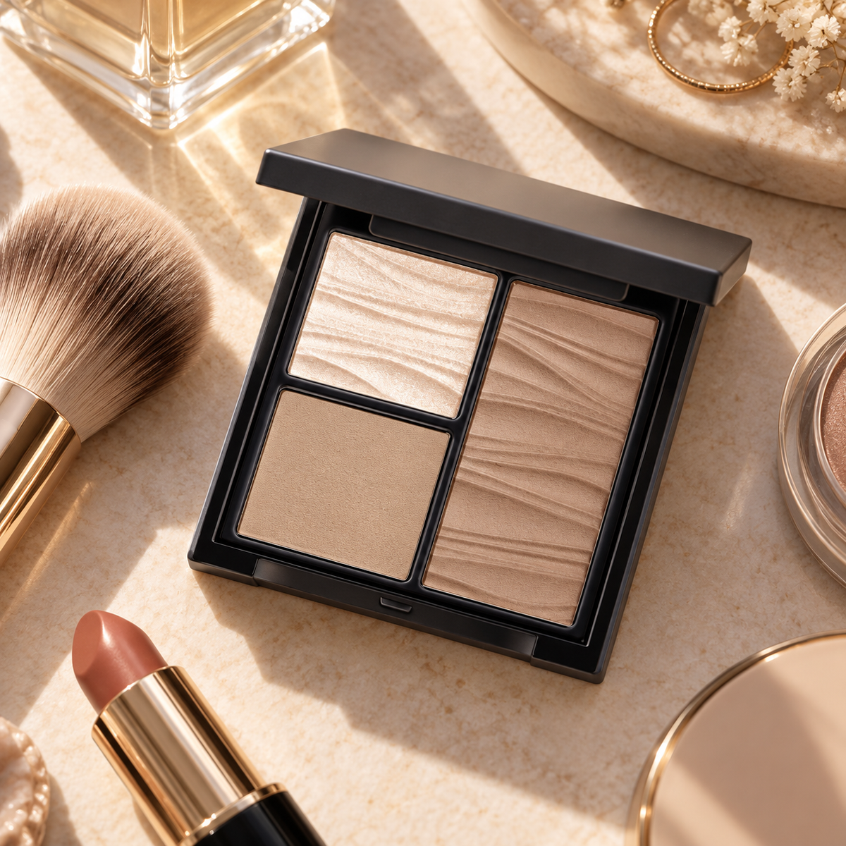 ✨ Contour Palette | Silky Powder | Daily-Glam | Her | Sculpted Radiance