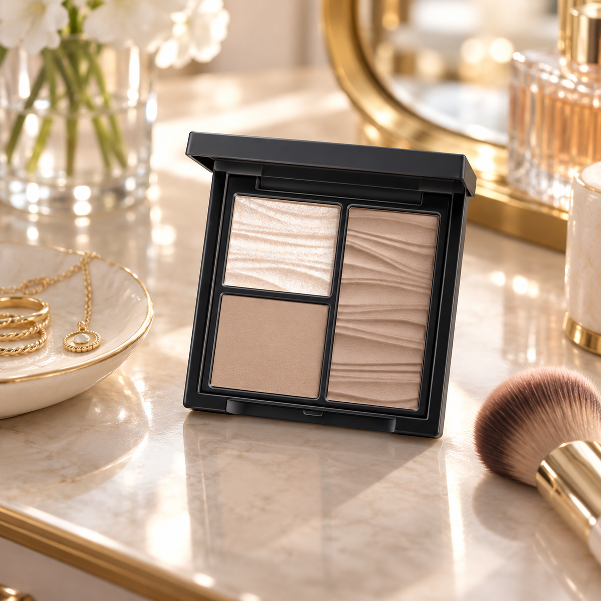 ✨ Contour Palette | Silky Powder | Daily-Glam | Her | Sculpted Radiance
