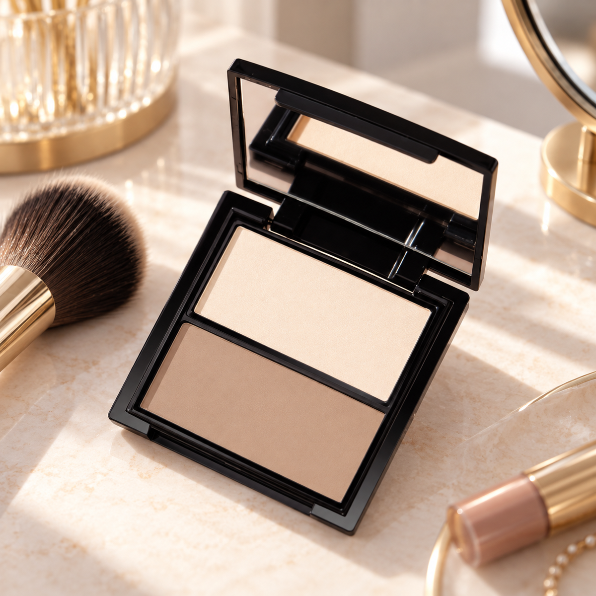 🤎 Contour Palette | Silky Powder | Daily-Makeup | Her | Sculpted Glow