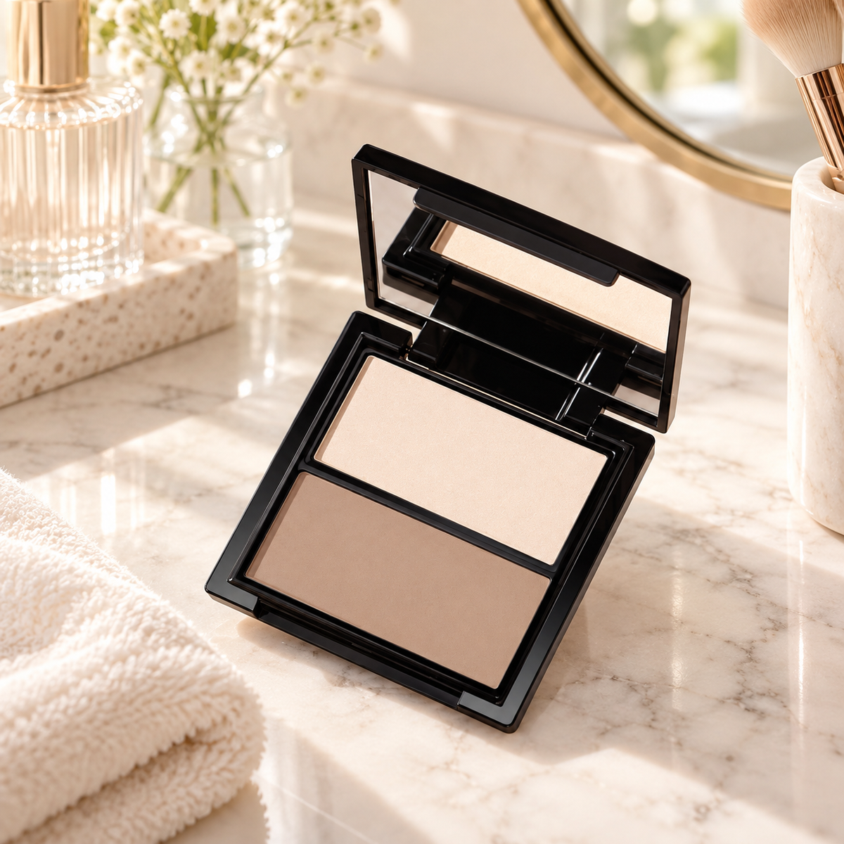 🤎 Contour Palette | Silky Powder | Daily-Makeup | Her | Sculpted Glow