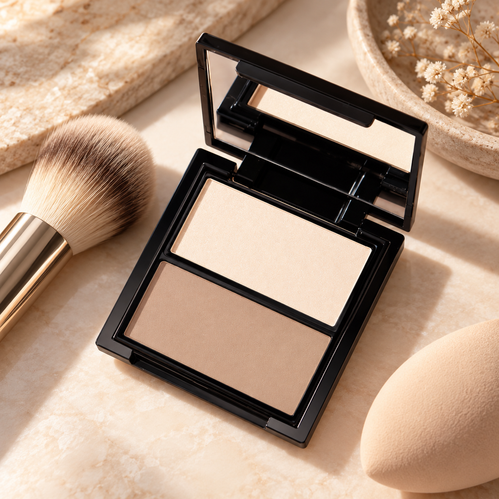 🤎 Contour Palette | Silky Powder | Daily-Makeup | Her | Sculpted Glow