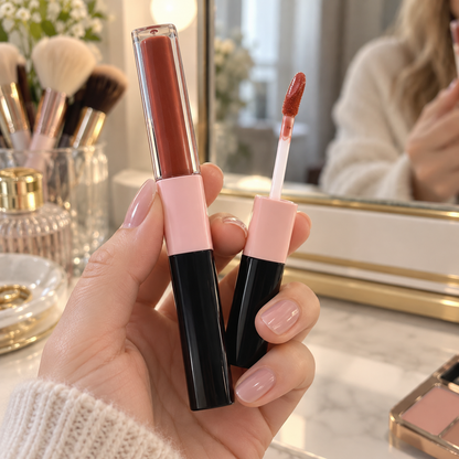 💋 Dual Lip Tint | Velvet Gloss | Date-Night | Her | Dimensional Shine