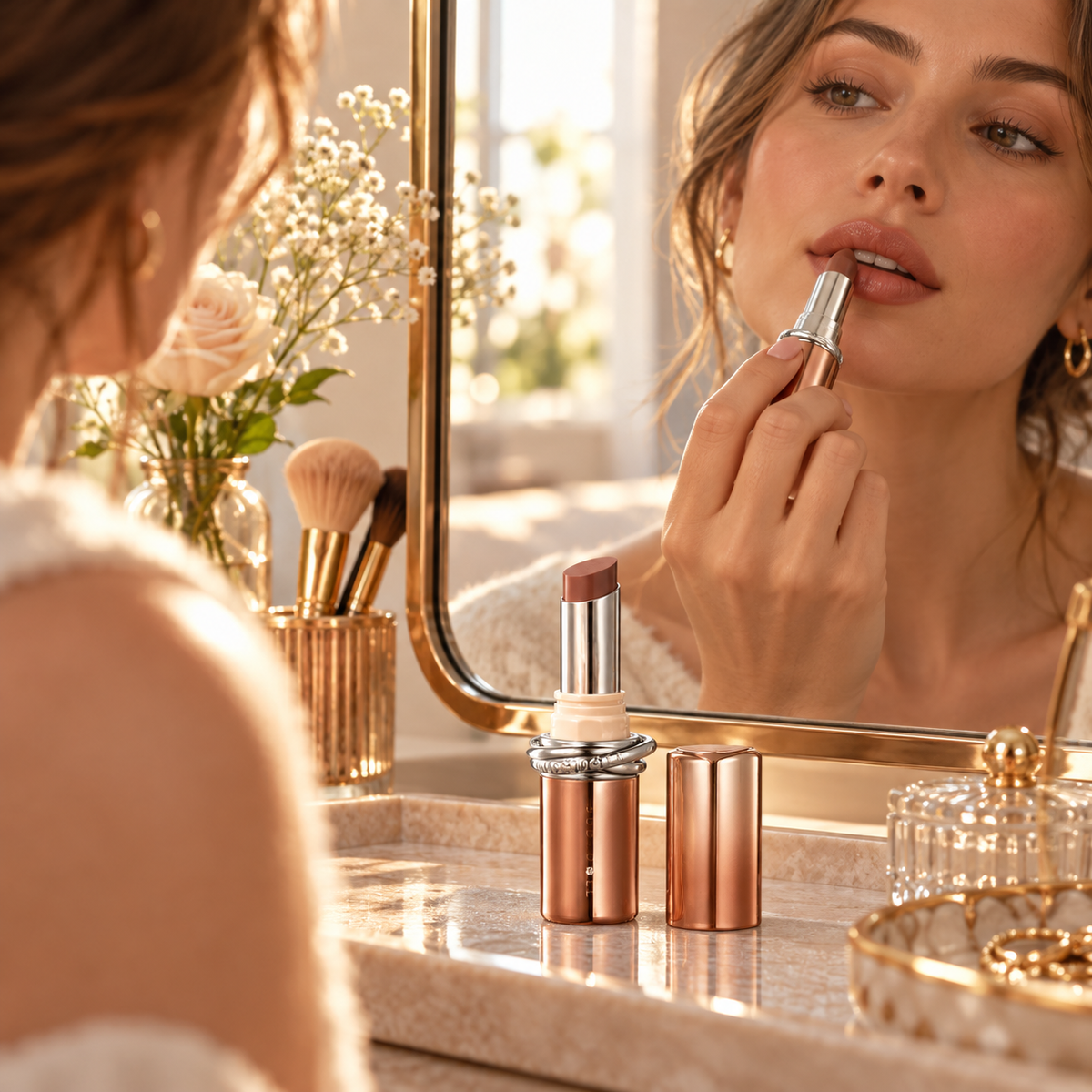 💎 Gloss Lipstick | Balm Texture | Date-Night | Her | Mirror Shine