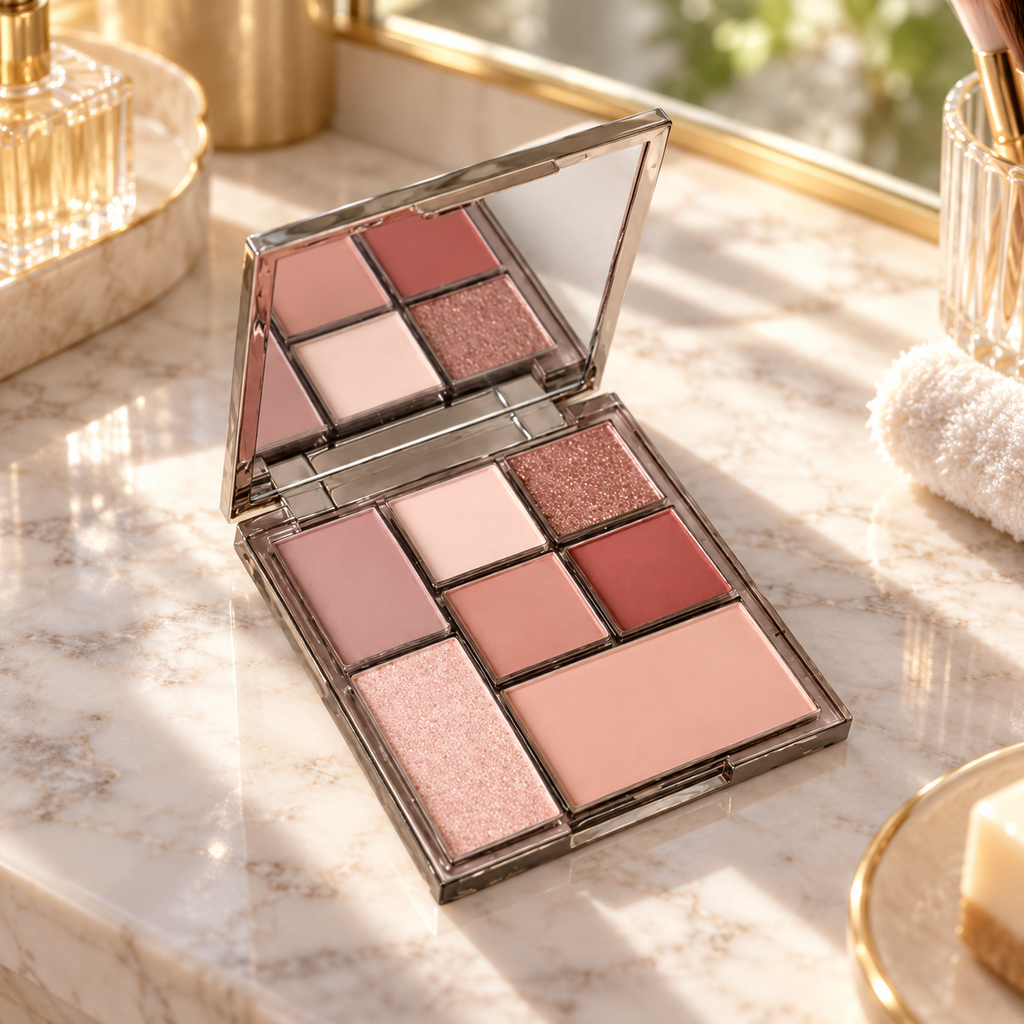 🌹 Eyeshadow Palette | Silky Powder | Party-Night | Her | Rosy Sparkle