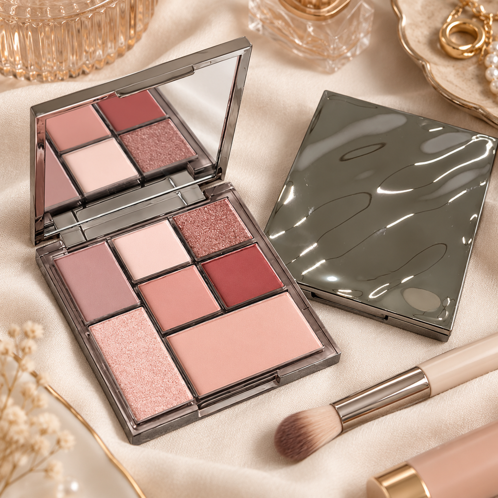 🌹 Eyeshadow Palette | Silky Powder | Party-Night | Her | Rosy Sparkle