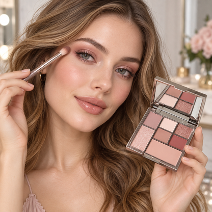 🌹 Eyeshadow Palette | Silky Powder | Party-Night | Her | Rosy Sparkle