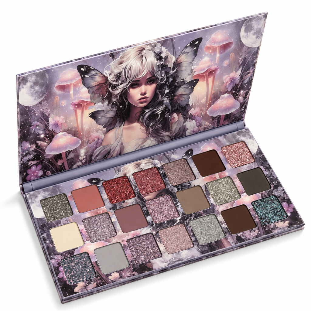 🌙 Eyeshadow Palette | Silky Powder | Night-Glam | Her | Moonlit Sparkle