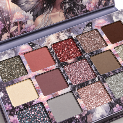 🌙 Eyeshadow Palette | Silky Powder | Night-Glam | Her | Moonlit Sparkle